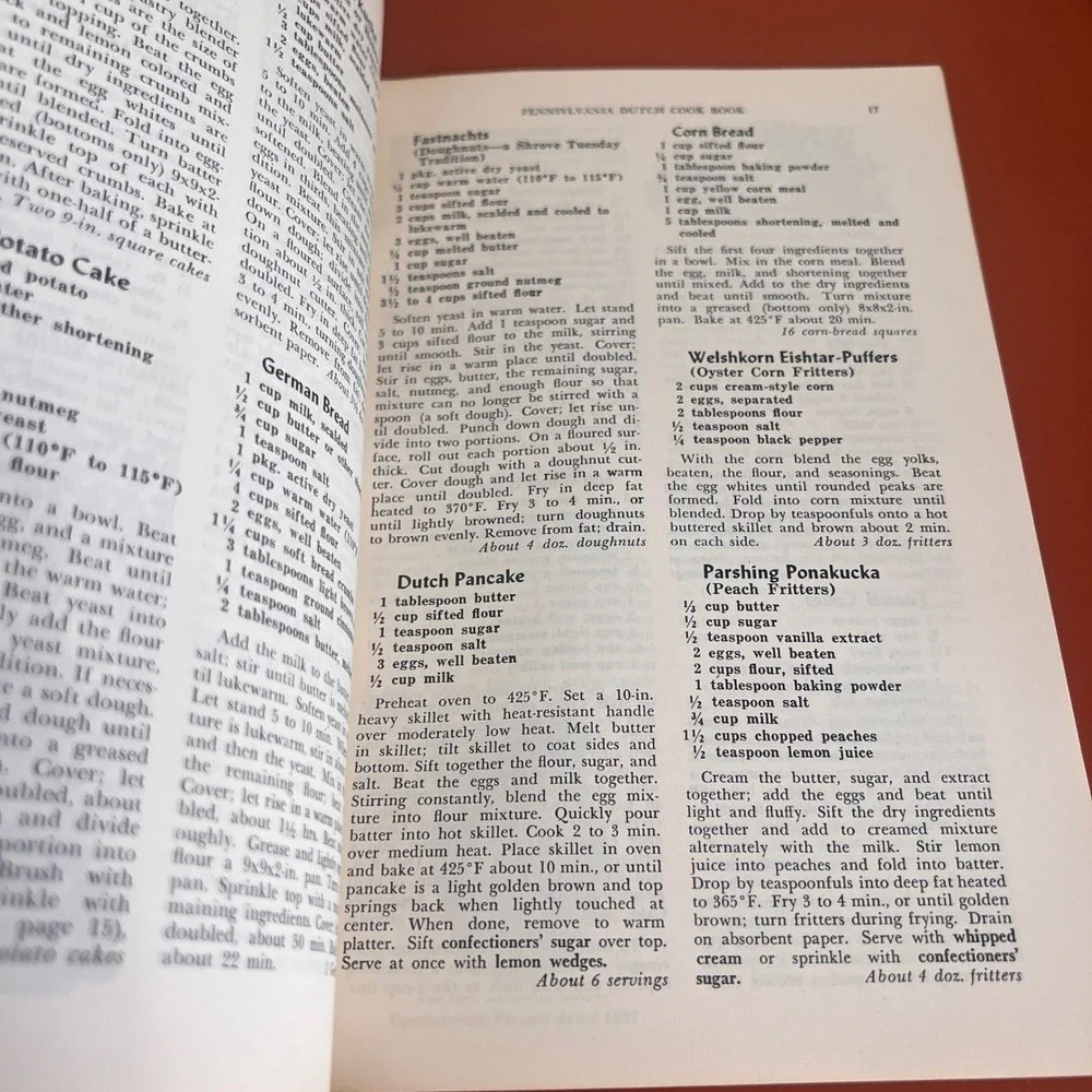 Vintage Pennsylvania Dutch Cookbook 1967 Lillie S Lustig Culinary Arts Press PA